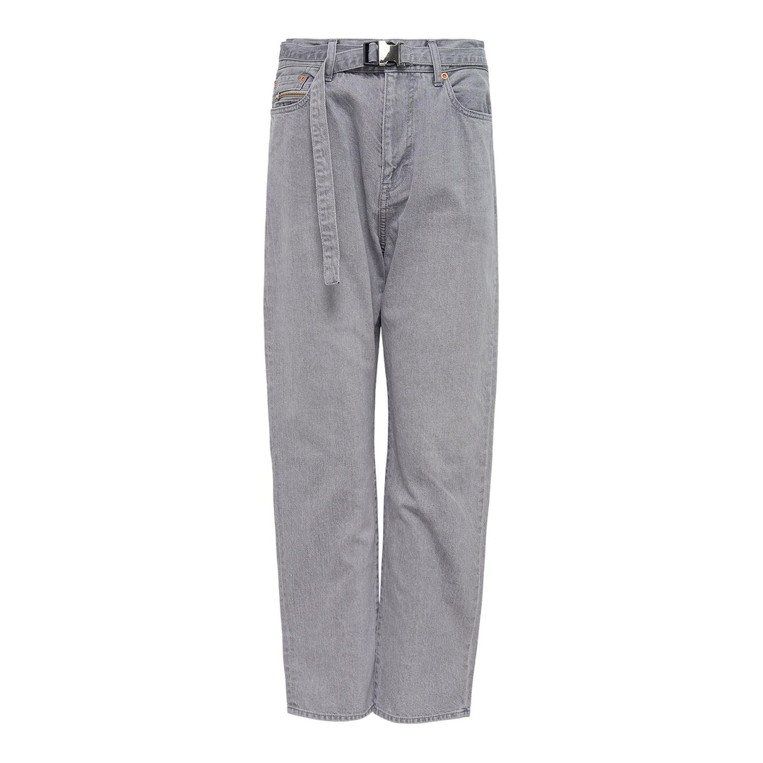 Club21 - sacai - Straight Denim Pants - JEANS - Grey