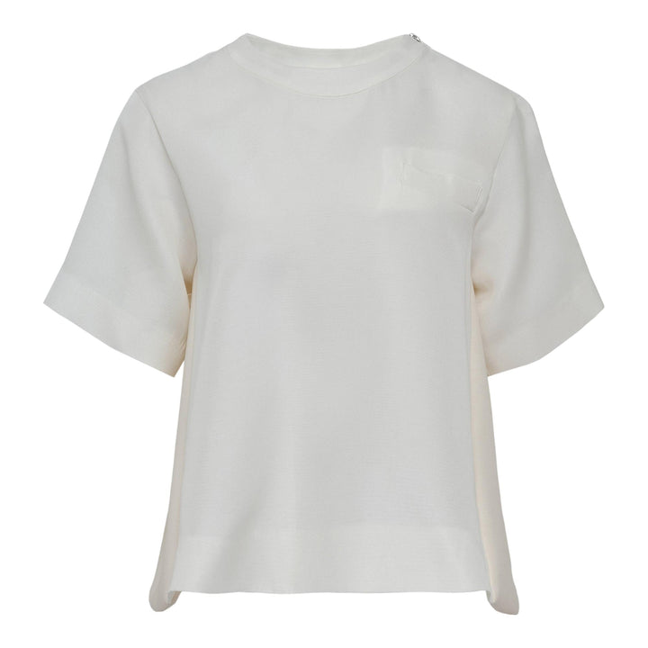 Club21 - sacai - Suiting Mix Pullover - WOVEN TOPS - Off-White