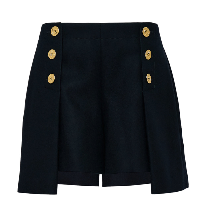 Wool Melton Shorts