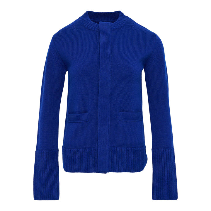 Club21 - sacai - Wool Knit Cardigan - CARDIGANS - Blue