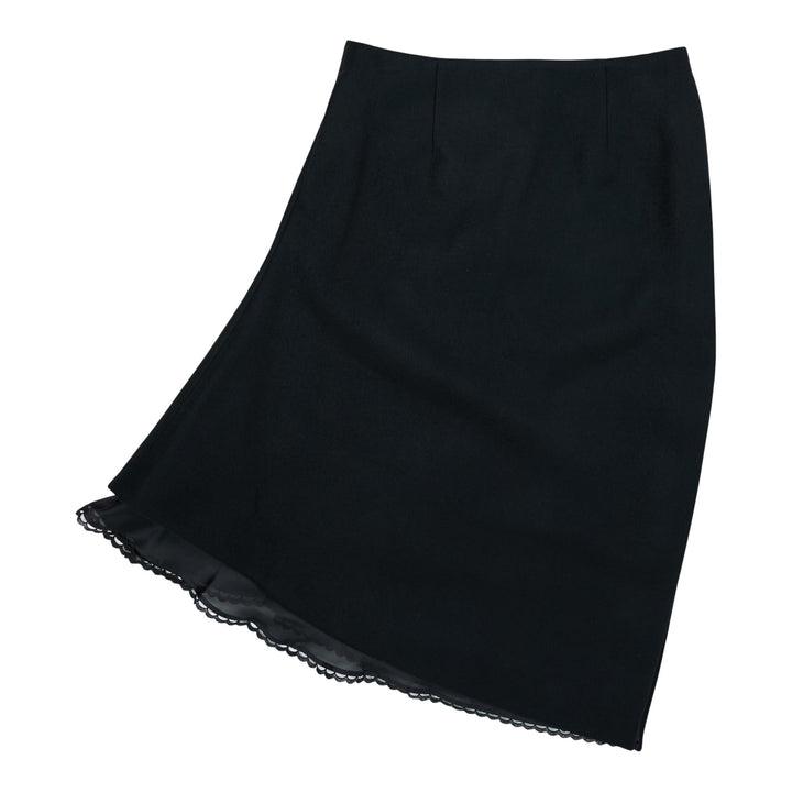 Club21 - sacai - Wool Melton Skirt - SKIRTS - Black