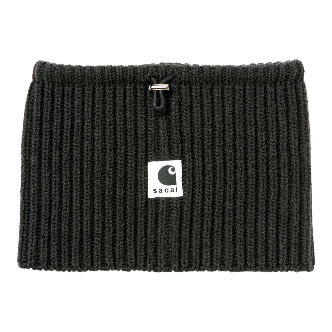 Club21 - sacai X Carhartt WIP - Carhartt WIP Wool Knit Neck Warmer - SCARVES - Black