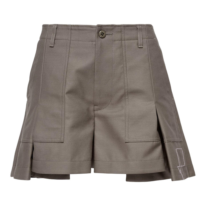 Club21 - sacai x WTAPS - WTAPS Cotton Back Satin Shorts Women - SHORTS - Natural