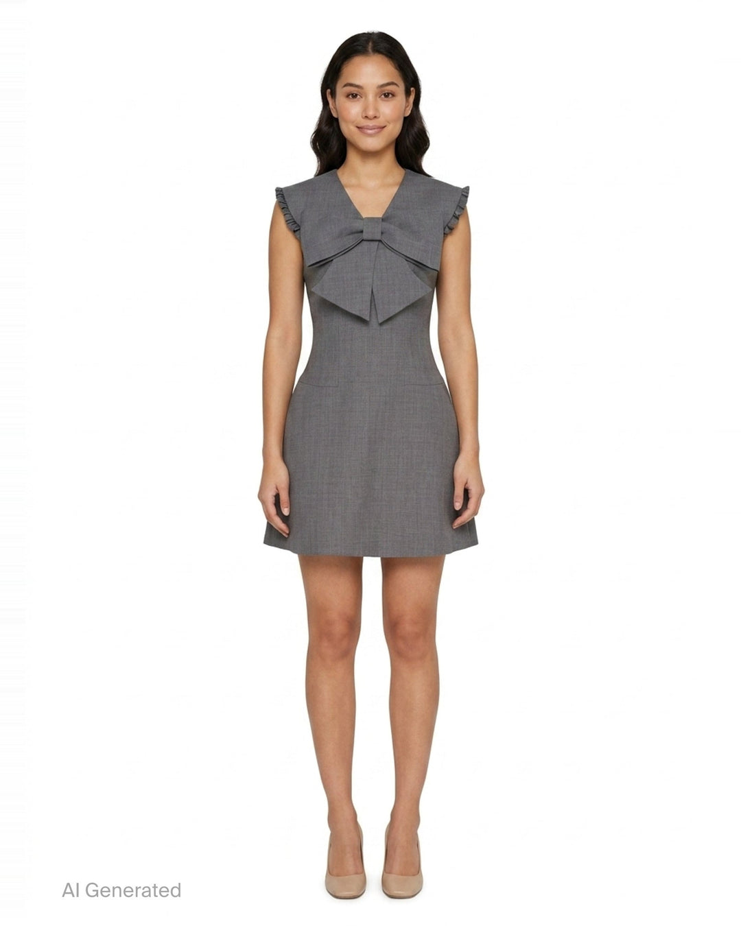 Big Bow Short Dress | SHUSHU/TONG | Club21 - front
