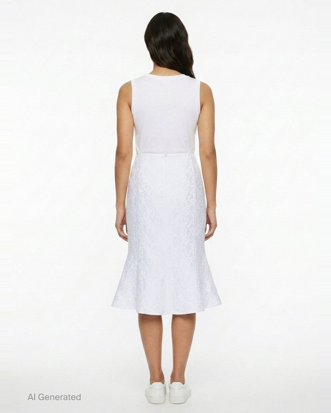 Ruffled Lace Mermaid Skirt | SHUSHU/TONG | Club21 - back