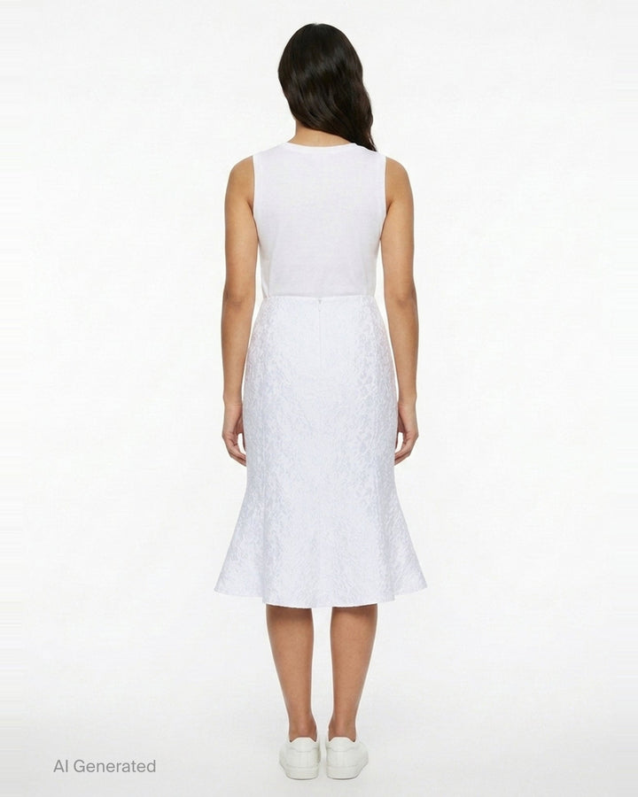 Ruffled Lace Mermaid Skirt | SHUSHU/TONG | Club21 - back