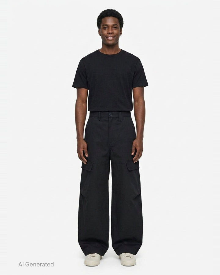 Cargo Balloon Knee Pleat Trousers | Simone Rocha | Club21 - front