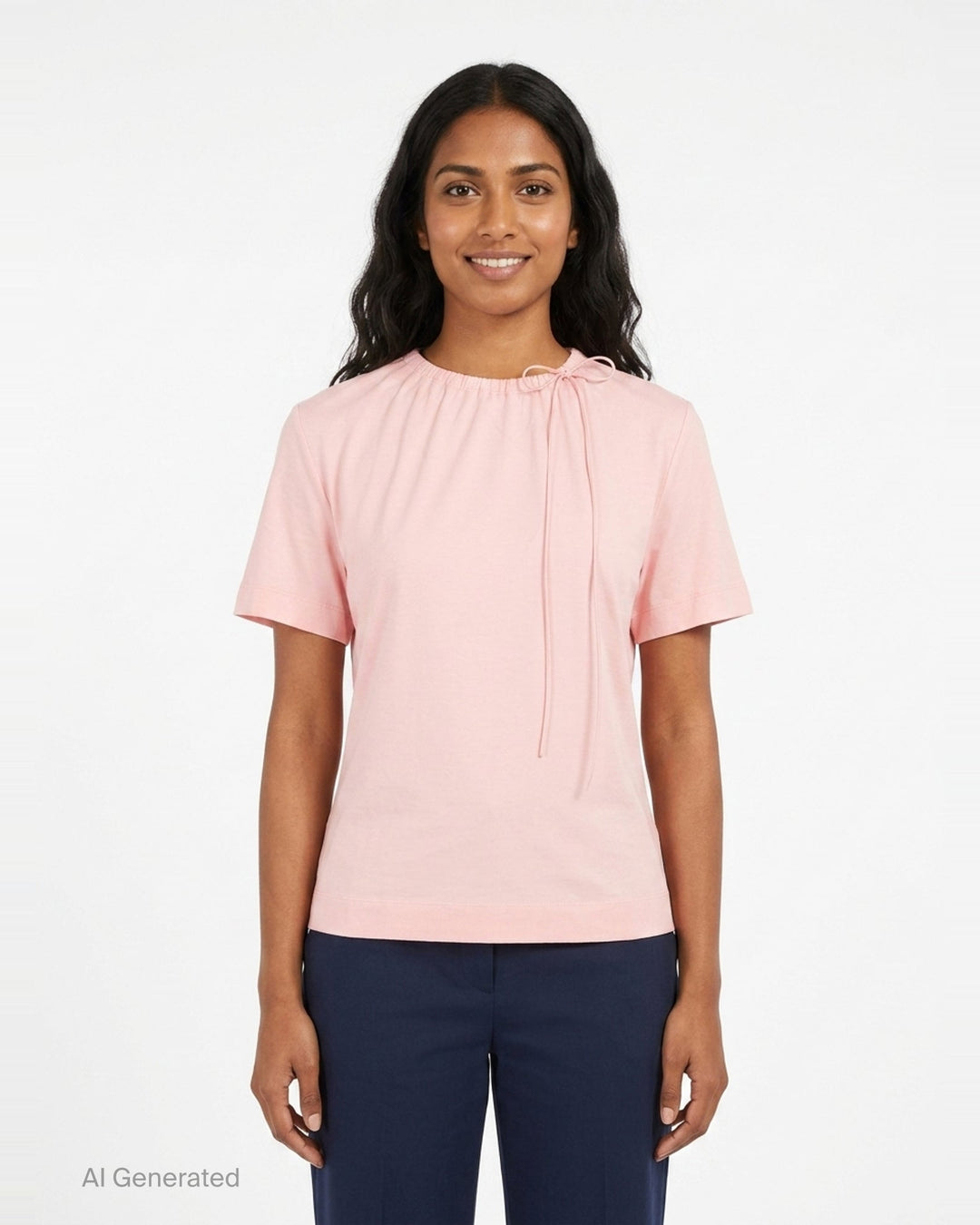 Cord Neck Easy Tee | Simone Rocha | Club21 - front