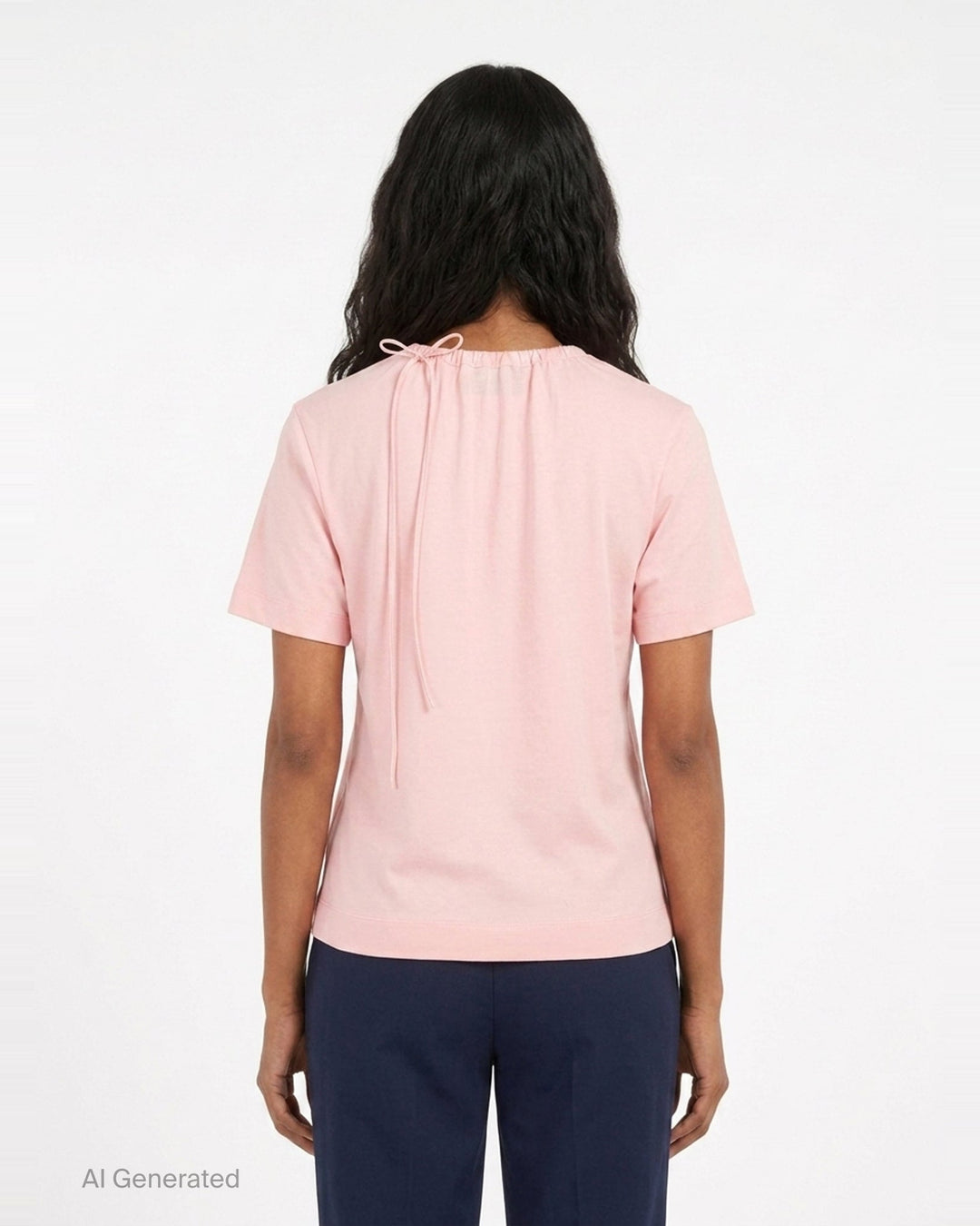Cord Neck Easy Tee | Simone Rocha | Club21 - back