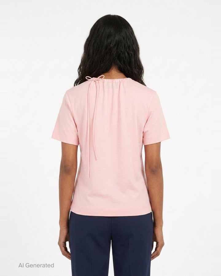 Cord Neck Easy Tee | Simone Rocha | Club21 - back