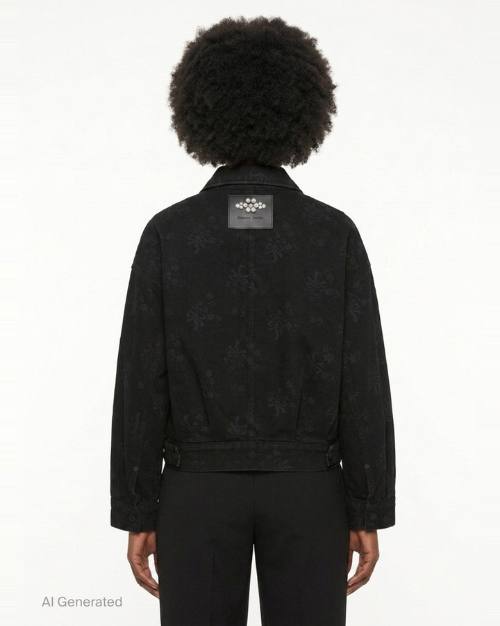 Cropped Utility Pocket Jacket | Simone Rocha | Club21 - back