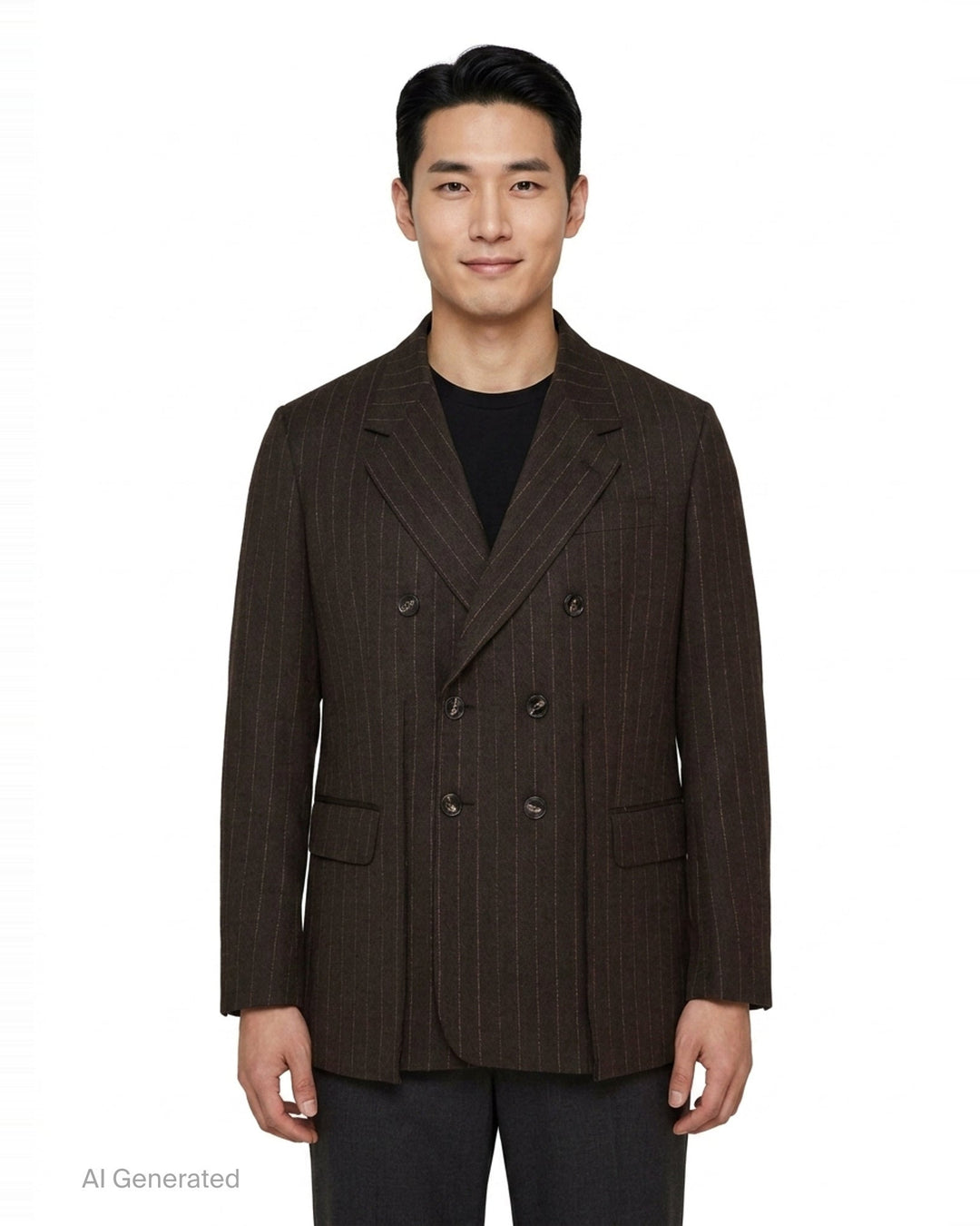 Double Breasted Pinstripe Jacket | Simone Rocha | Club21 - front