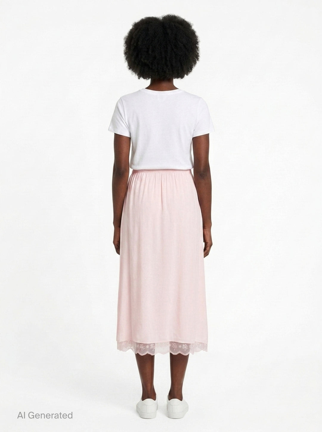 Lace Trim Crepe Negligee Skirt | Simone Rocha | Club21 - back