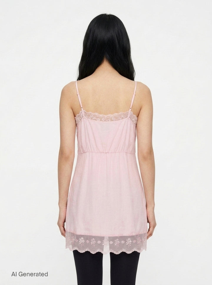 Lace Trim Negligee Cami | Simone Rocha | Club21 - back