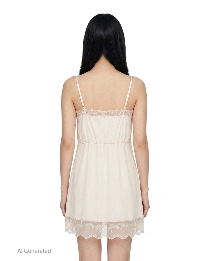 Lace Trim Negligee Cami | Simone Rocha | Club21 - back