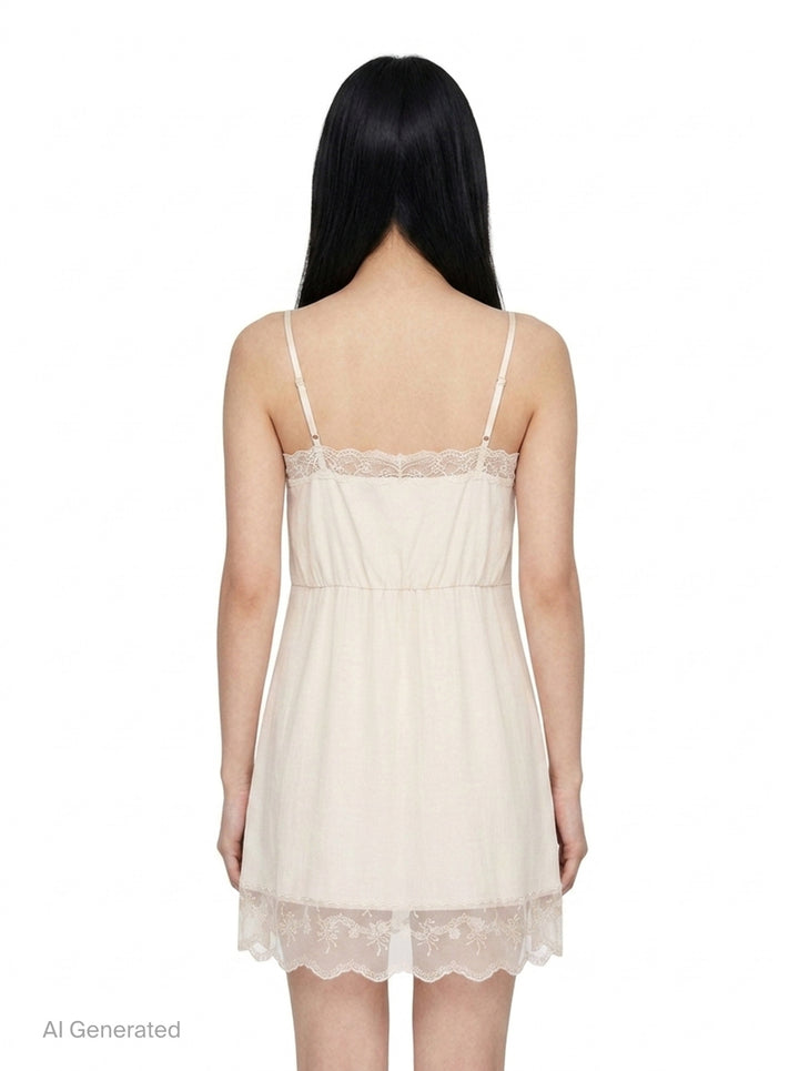 Lace Trim Negligee Cami | Simone Rocha | Club21 - back