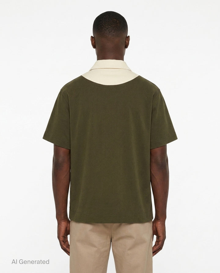 Lace-Up Structured Rugby Polo | Simone Rocha | Club21 - back