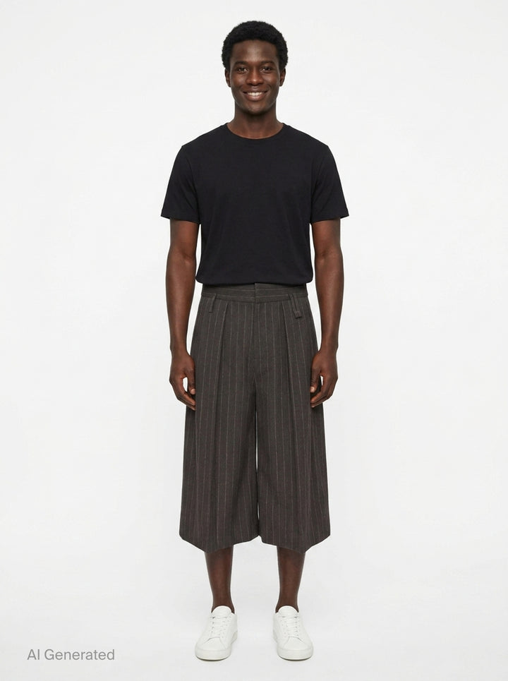 Pleated Wide Leg Shorts | Simone Rocha | Club21 - front