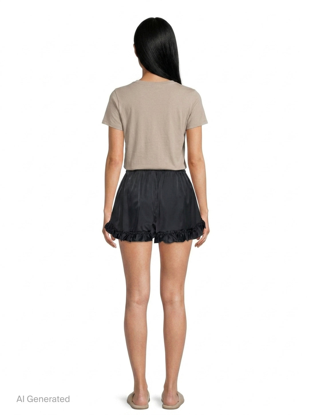 Ruffle Frill Satin Shorts | Simone Rocha | Club21 - back