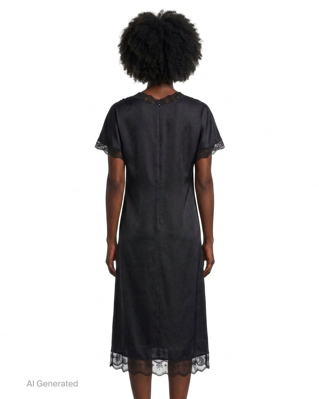 Slash Lace Trim Easy Dress | Simone Rocha | Club21 - back