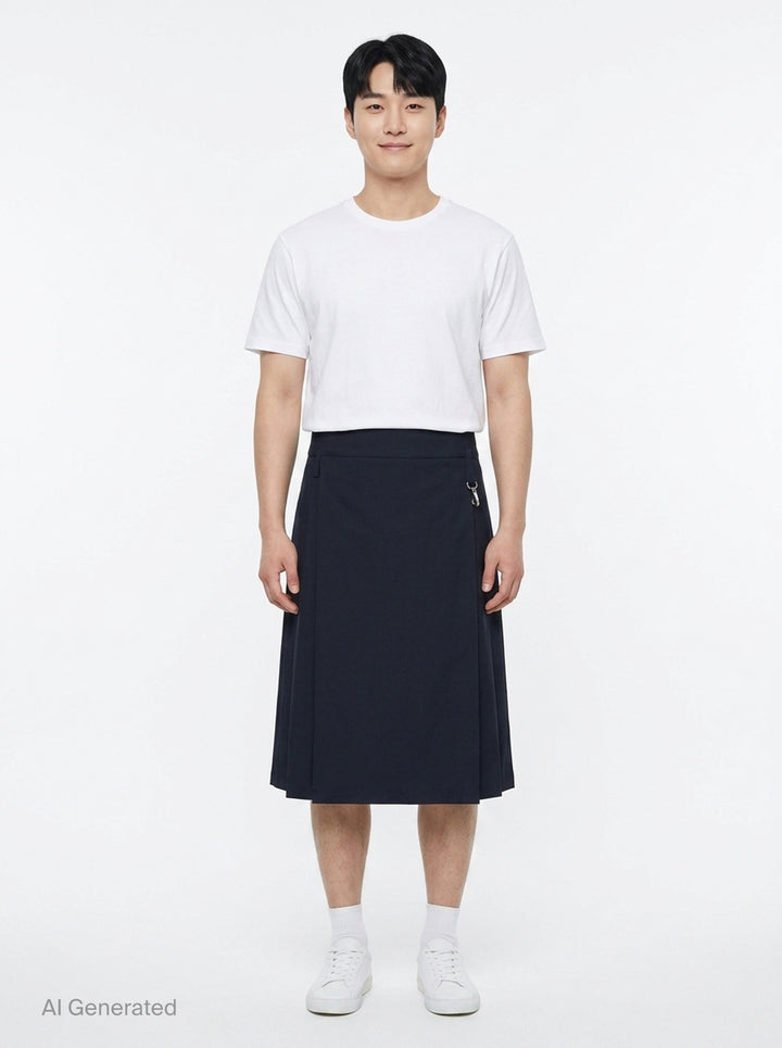 Tailored Clip Kilt Skirt | Simone Rocha | Club21 - front