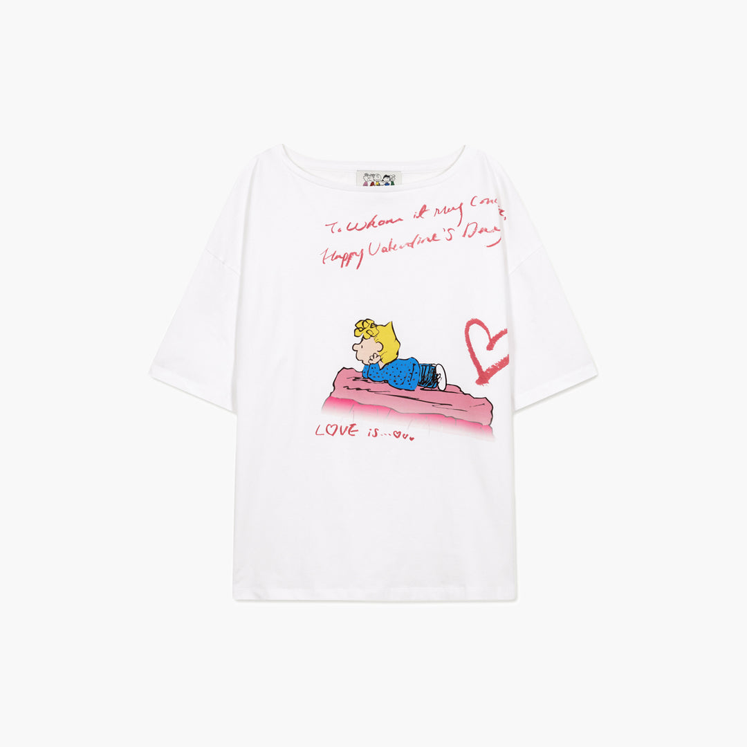 Single Girls Club Off-Shoulder Tee