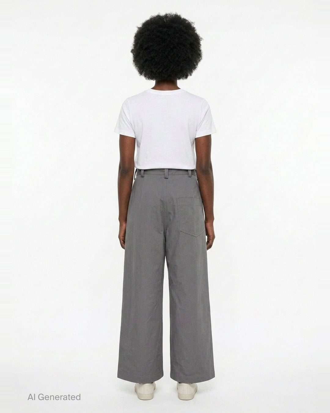 Single Pleat Wide Leg Pants | Sofie D'Hoore | Club21 - back