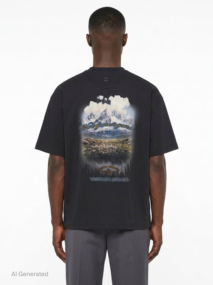 Architecture Short Sleeve Tee | Solid Homme | Club21 - back