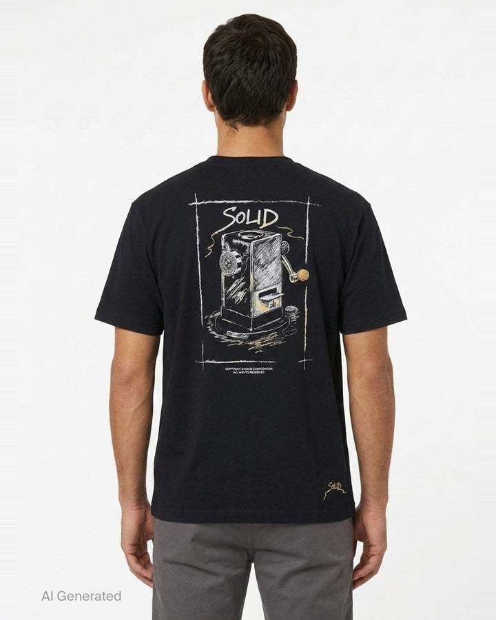 Sharpener Graphic Tee | Solid Homme | Club21 - back