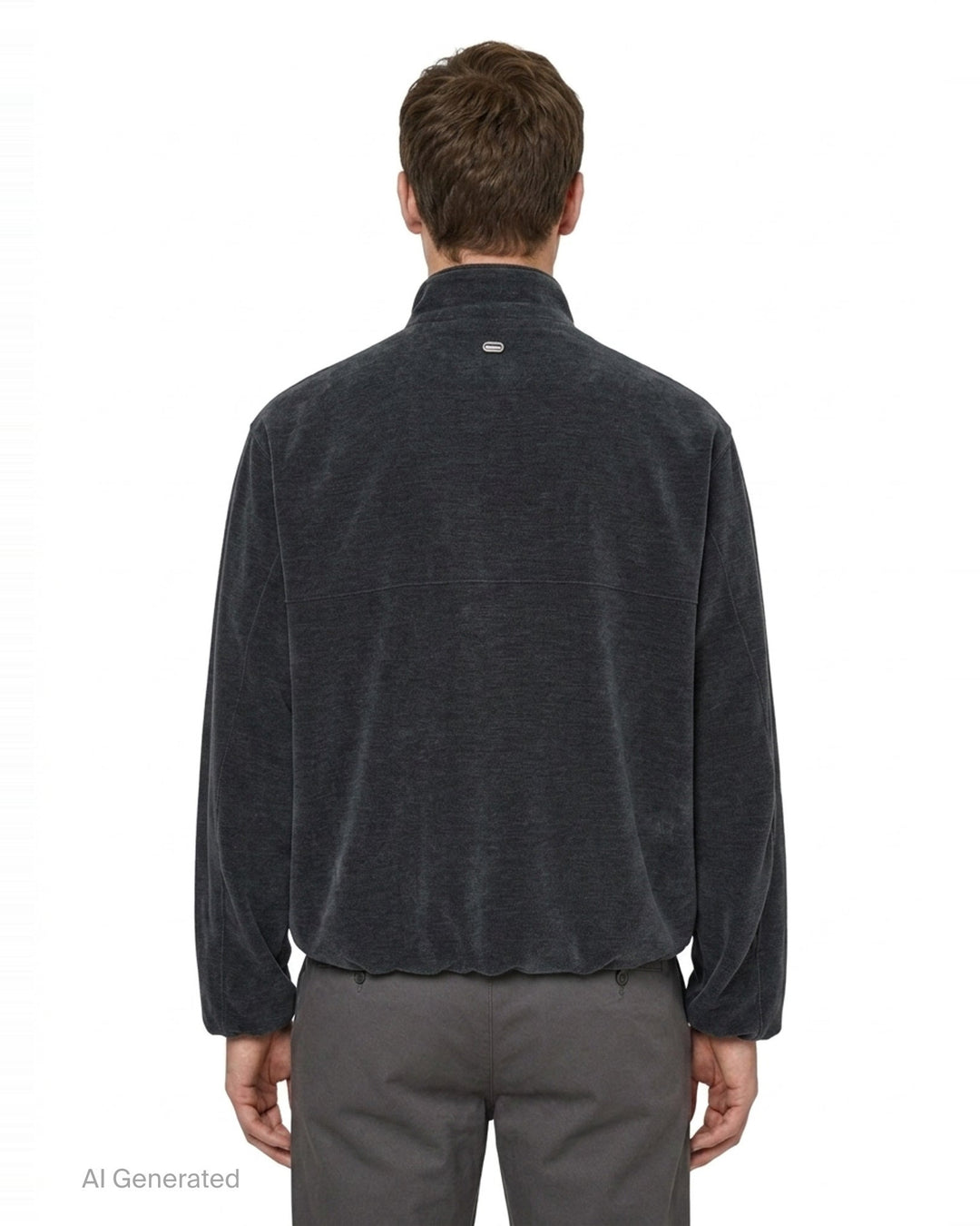 Velvet Feel Track Jacket | Solid Homme | Club21 - back