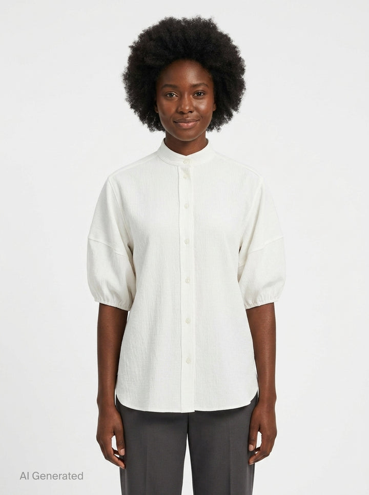 Balloon Sleeve Shirt | Stella McCartney | Club21 - front