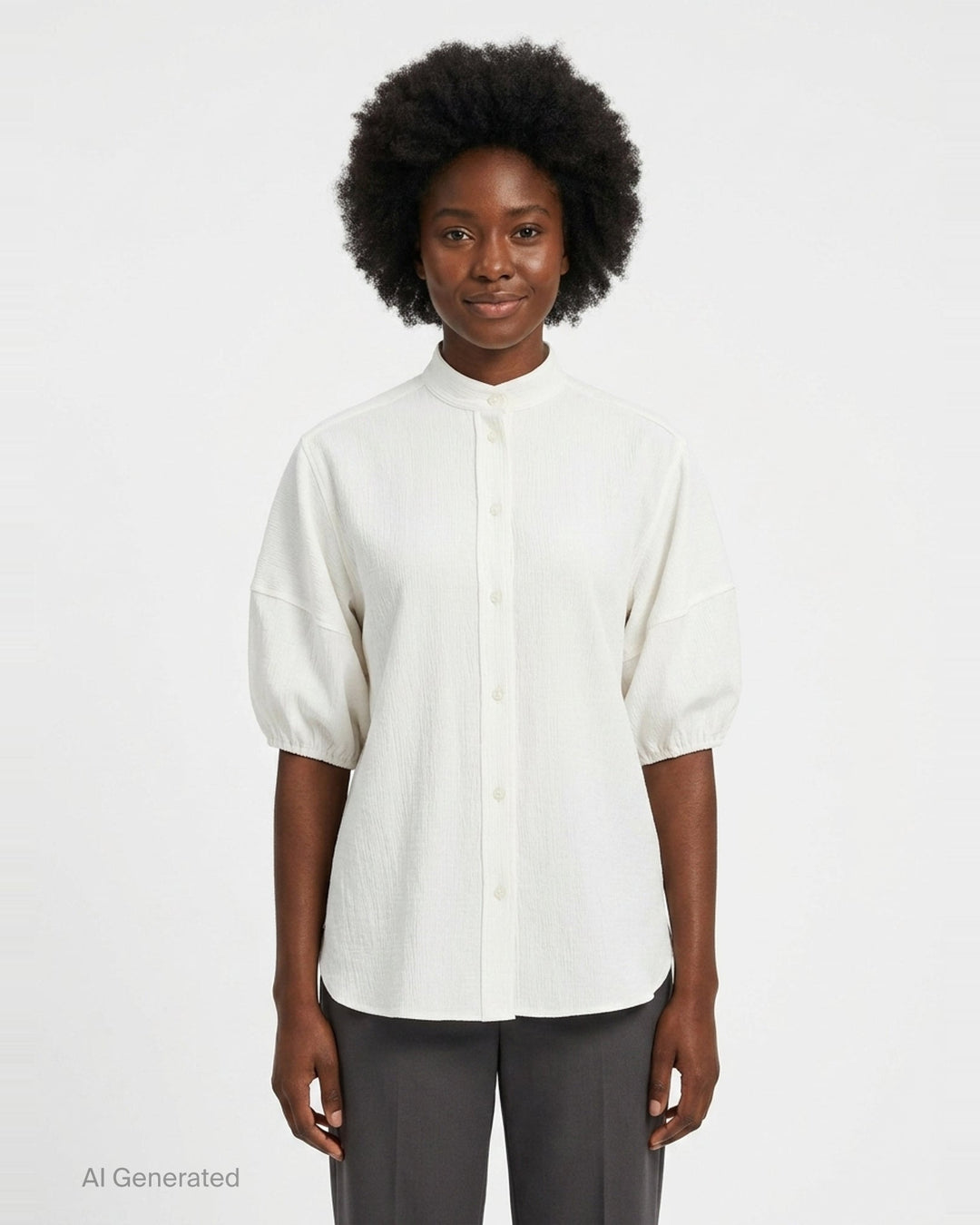 Balloon Sleeve Shirt | Stella McCartney | Club21 - front