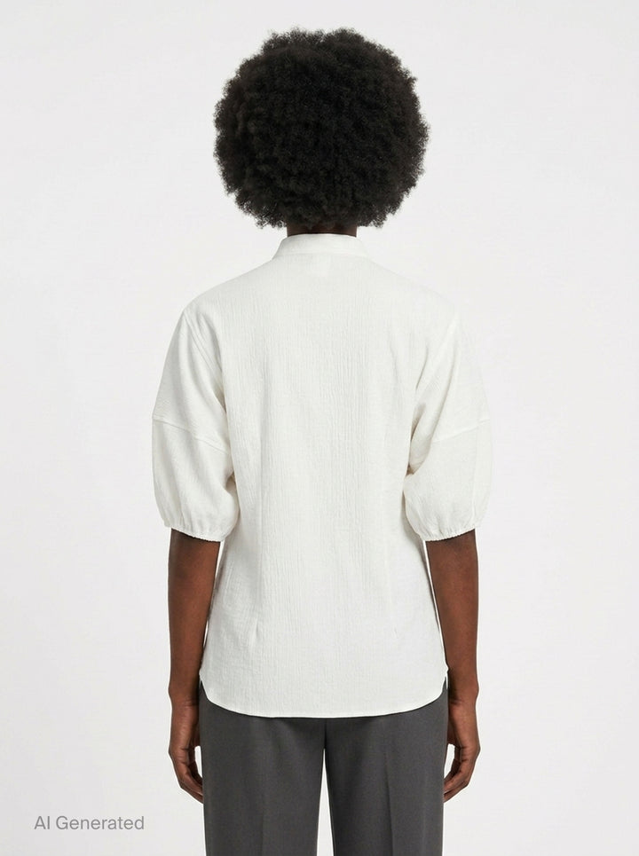 Balloon Sleeve Shirt | Stella McCartney | Club21 - back