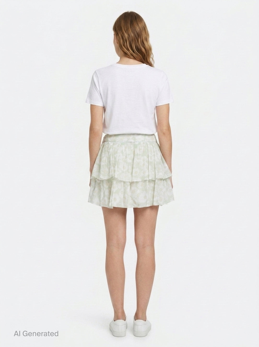 Daisy Print Mini Skirt | Stella McCartney | Club21 - back