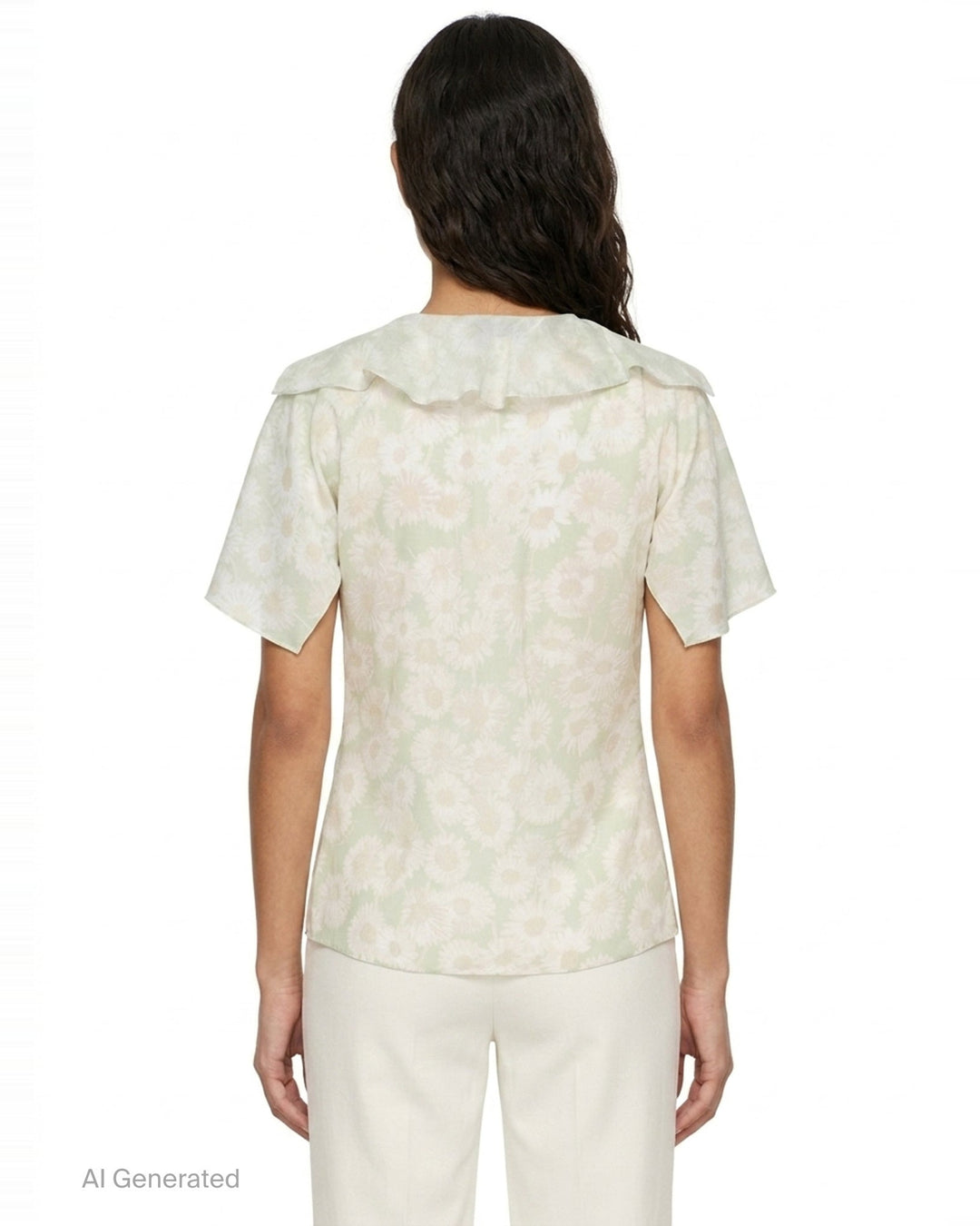 Daisy Print Woven Top | Stella McCartney | Club21 - back
