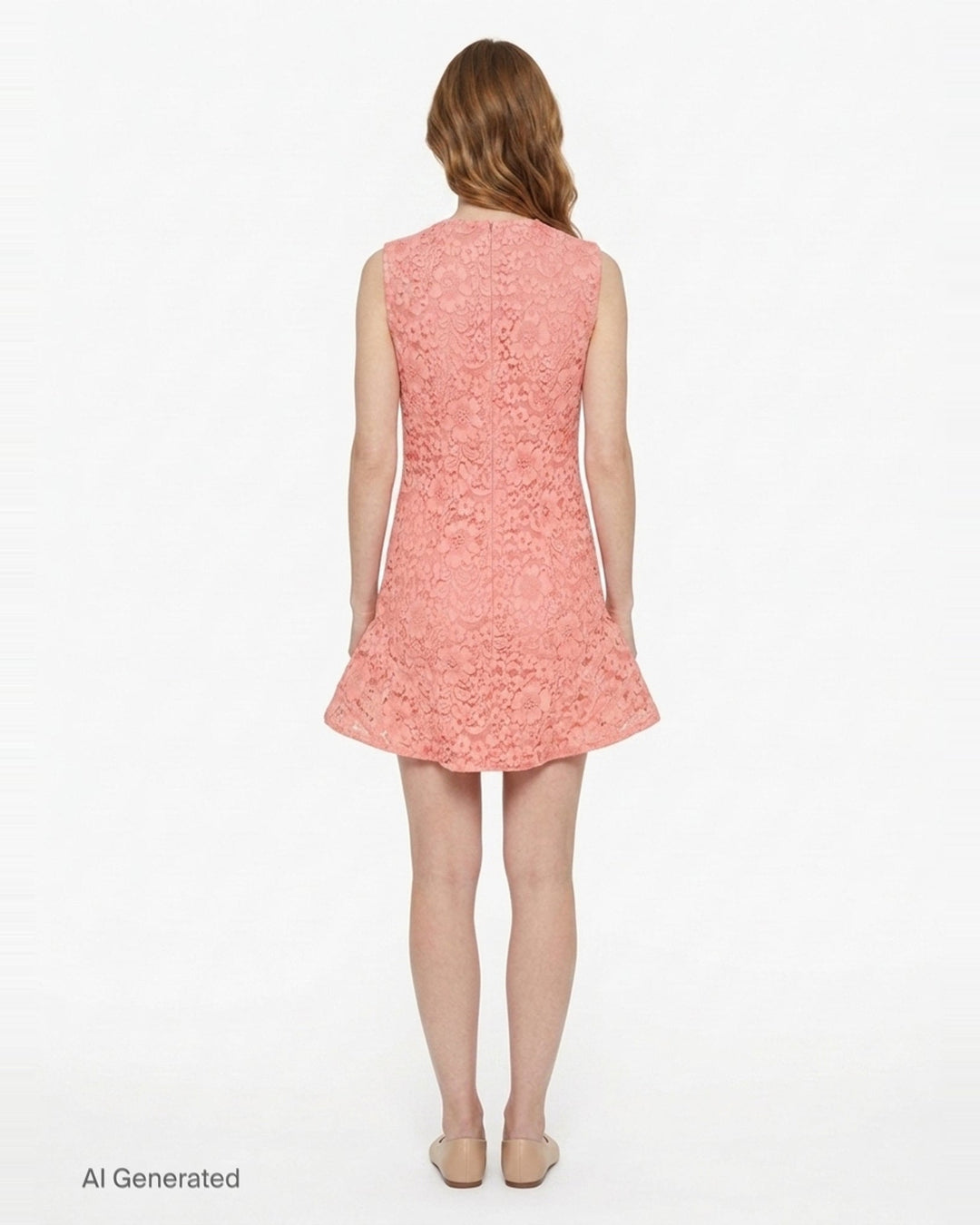 Floral Lace Mini Dress | Stella McCartney | Club21 - back