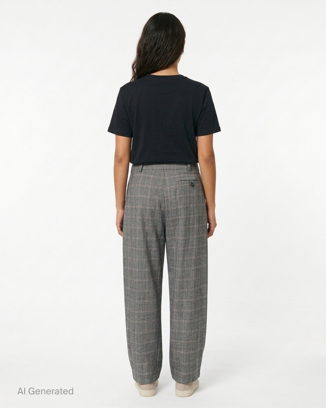 Mid Rise Balloon Tailored Pants | Stella McCartney | Club21 - back