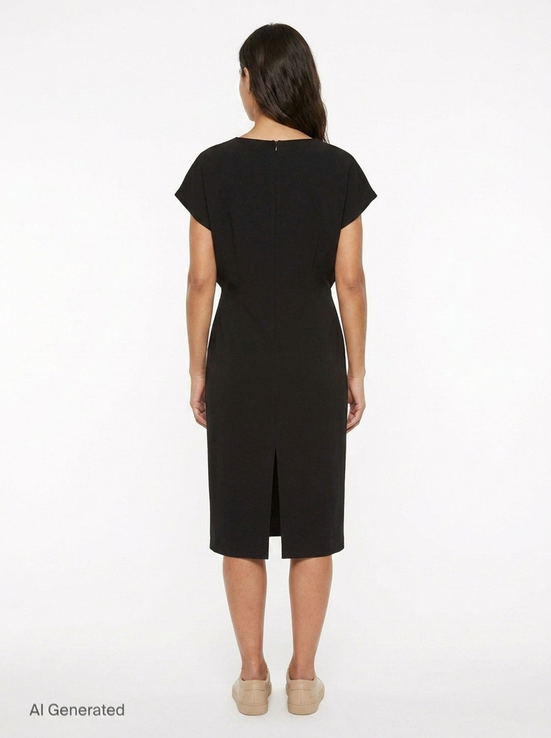 V-Neck Midi Dress | Stella McCartney | Club21 - back