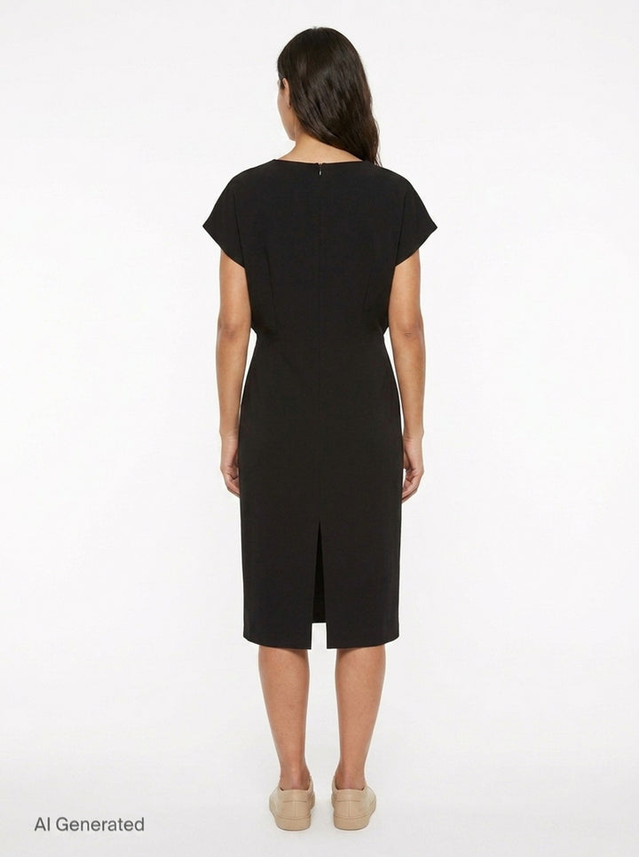 V-Neck Midi Dress | Stella McCartney | Club21 - back