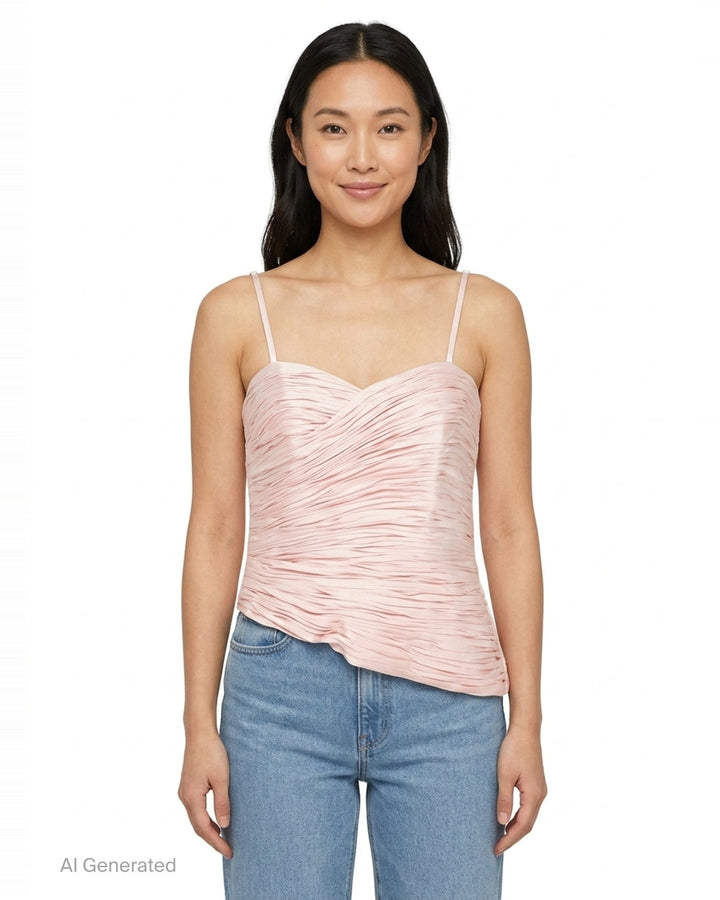 Balloon Draped Bustier Top | Stolen Stores | Club21 - front