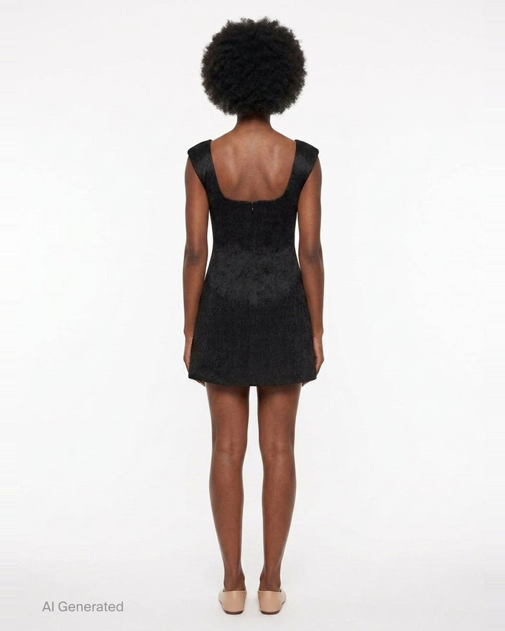 Hand Pleated Mini Dress | Stolen Stores | Club21 - back