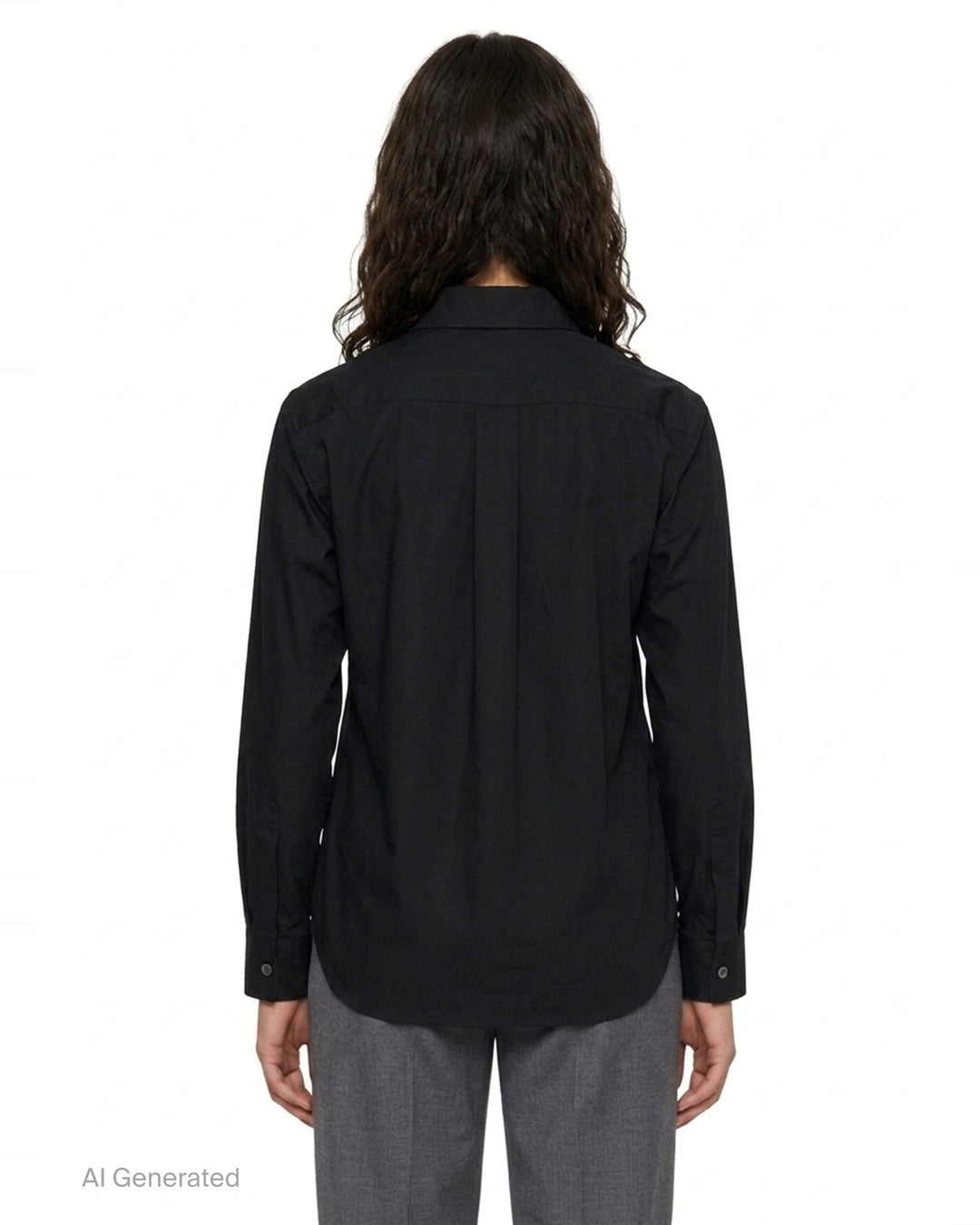 Ruffle Front Cotton Shirt | Tao | Club21 - back