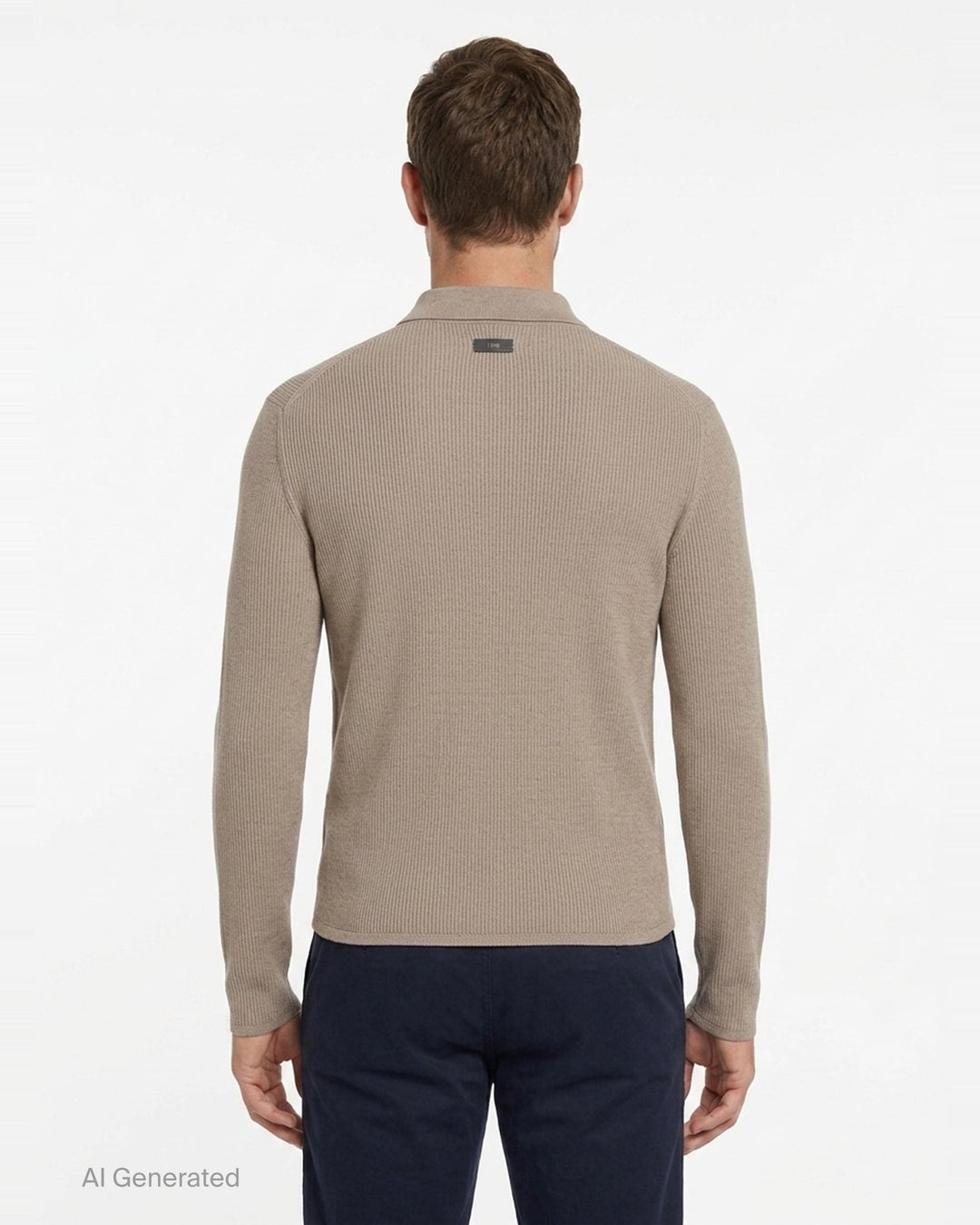Knit Polo Top | TEAM WANG design | Club21 - back