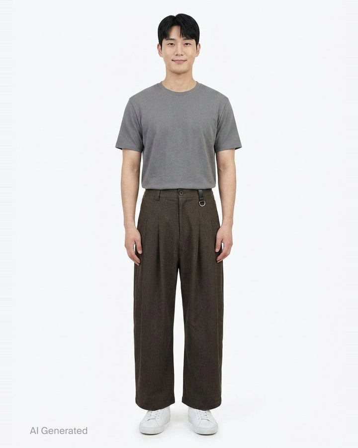 Reset Pleated Trousers | TEAM WANG design | Club21 - front