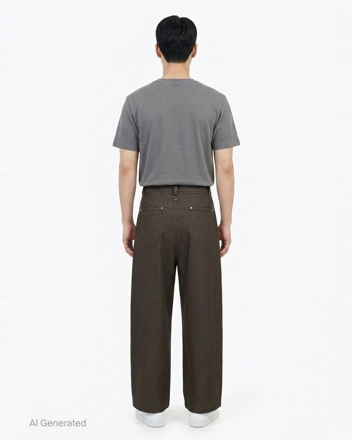 Reset Pleated Trousers | TEAM WANG design | Club21 - back