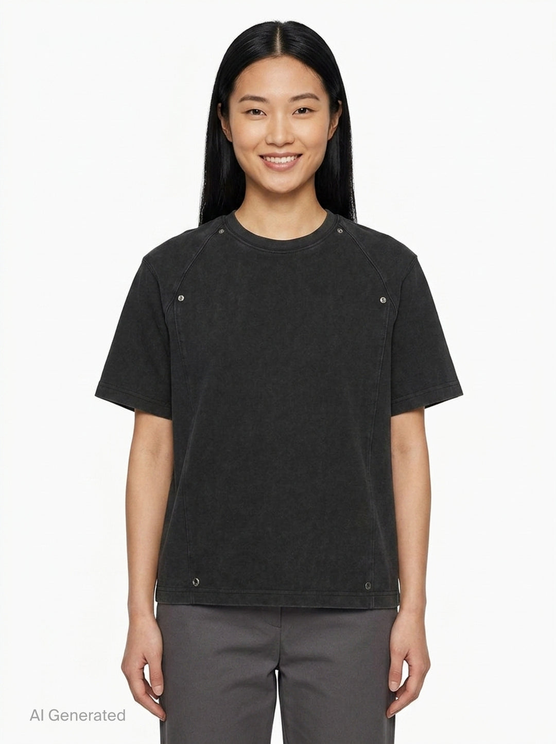 Reset Washed Tee | TEAM WANG design | Club21 - front