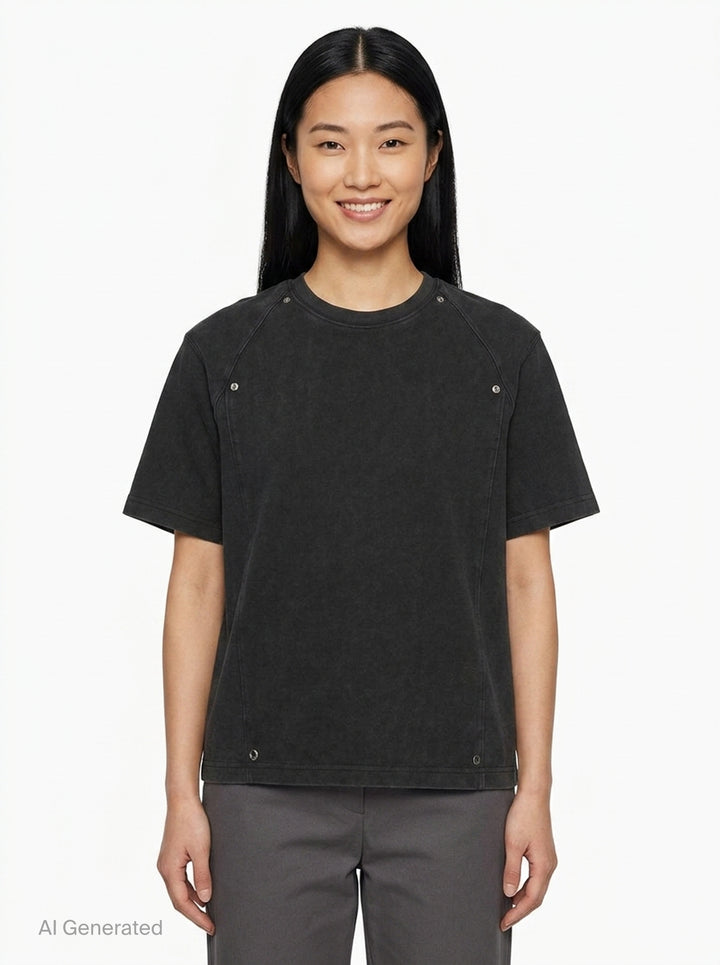 Reset Washed Tee | TEAM WANG design | Club21 - front
