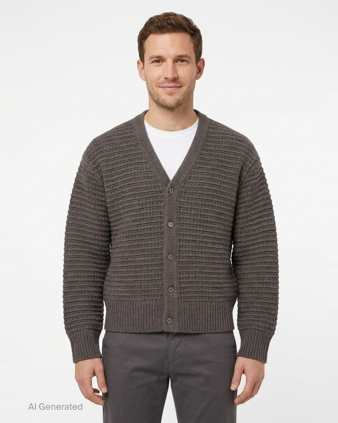 V-Neck Cardigan | TEAM WANG design | Club21 - front
