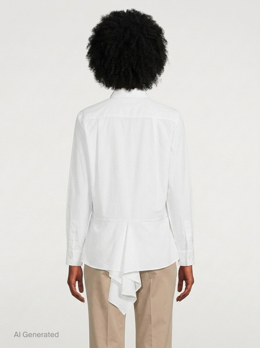 Drape Panel Shirt | The Loom Atelier | Club21 - back