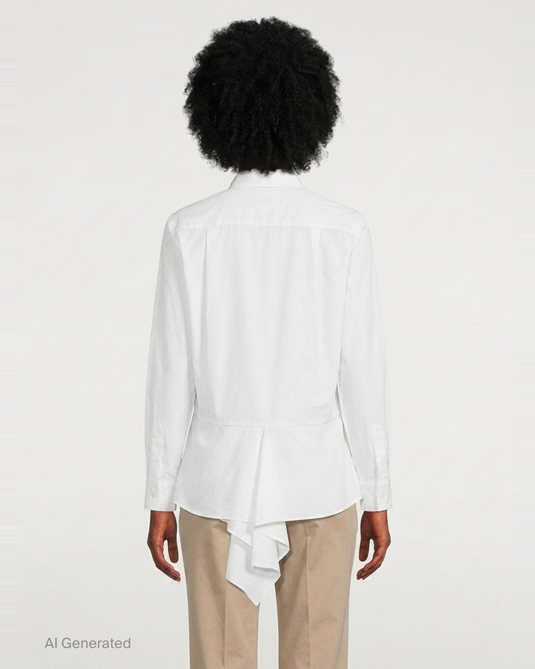 Drape Panel Shirt | The Loom Atelier | Club21 - back